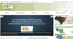 Desktop Screenshot of abenfisio.com.br